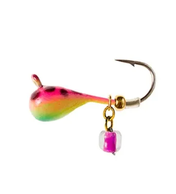 Clam Drop Jig 1/64 Chartreuse/Pink Glo Spt., 109511