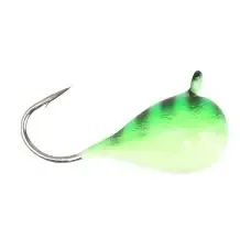 Clam Drop Jig 1/64 Lime Glow Bar, 110164