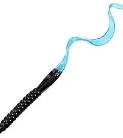 Culprit Worm 7.5" Black/Blue Tail