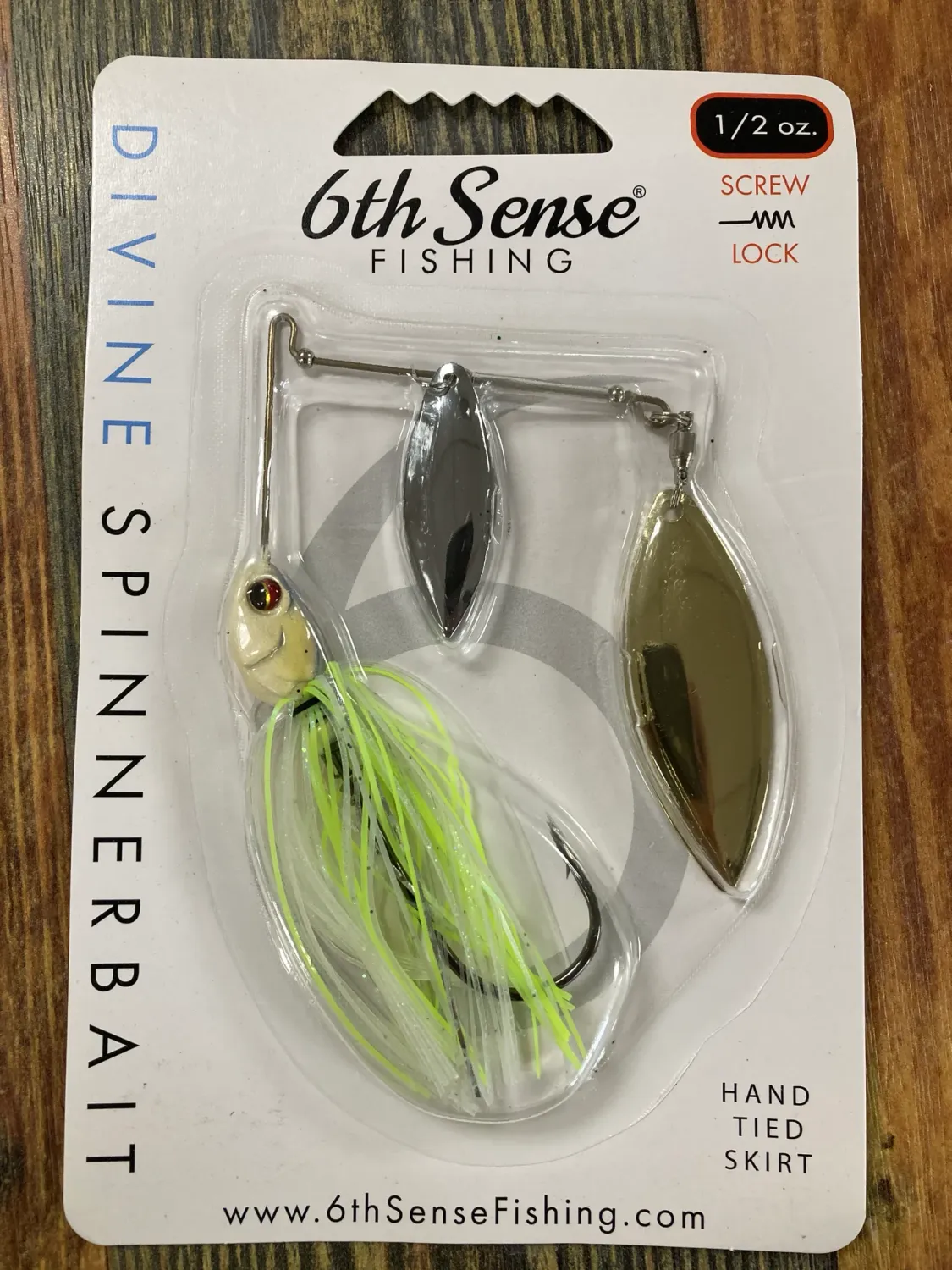 DIVINE SPINNERBAIT 1/2 chartreuse flash