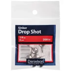 Danielson Danco Drop Shot Sinker 1/4 Qty 6