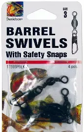 Danielson Barrel Swivels with Safety Snaps #3