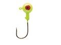 EAGLE CLAW EAGLE EYE JIG HEADS 1/4OZ CHARTREUSE