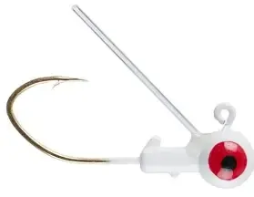 EAGLE CLAW FINESSE WEEDLESS JIG WHITE 1/8OZ