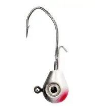 EAGLE CLAW TEARDROP JIG 3/8OZ BLACK/WHITE