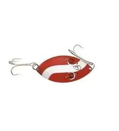 EPPINGER RED EYE WIGGLER 2 1/2OZ SPOON RED WHITE