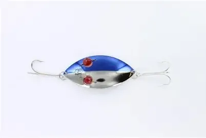 EPPINGER RED EYE WIGGLER 2 1/2OZ SILVER BLUE