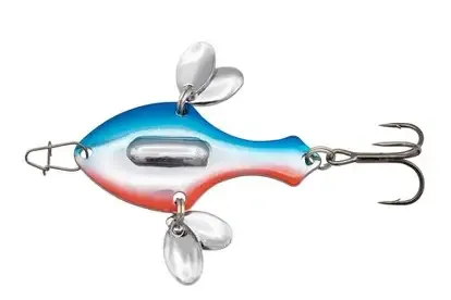 EURO SPADE BLADE 1/16 BLU CHRM EUROTACKLE BLUE CHROME