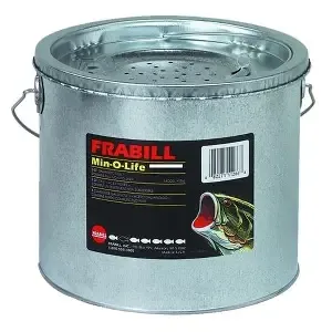 Frabill Galvanized 8QT 2 Piece Bucket