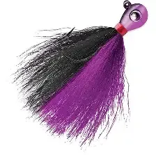 GOOGLE EYE HAIR JIG 1/8 BLK/PU KALINS BLACK/PURPLE