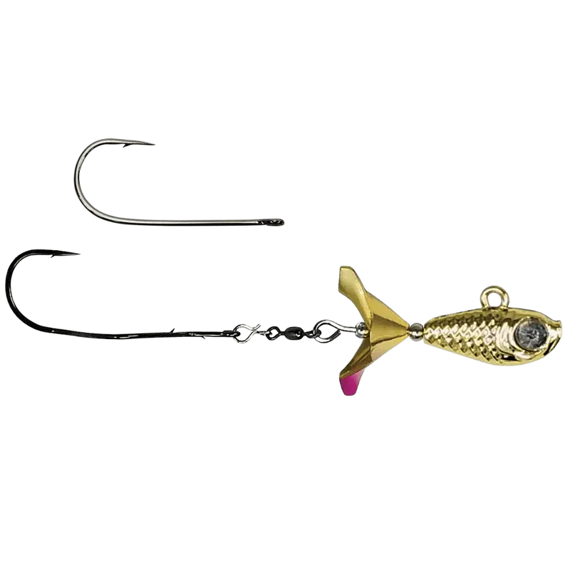 GOOGLE SEARCH BAIT 5/8 GOLD KALINS GOOGLE EYE