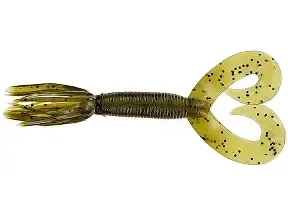 Gary Yamamoto D/T H-Grub Pumpkin w/ Black and Green