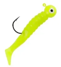 JOHNSON SWIMMING PADDLETAIL 5PK 2" 1/4OZ CHART