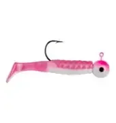 JOHNSON SWIMMING PADDLETAILS 2" 1/4OZ 5CT PINK WHITE