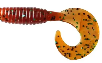 KALIN GRUB 3" 10PK PUMKN/GRN FLAKE