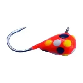 Kenders 4mm Red W/ White, Yellow, Black Spots TK1304