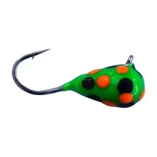 Kenders 3mm Green W/ Orange Black Spots TK1293