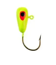 Lindy Live Bait Jig 6pk 1/4oz Chrt Yellow