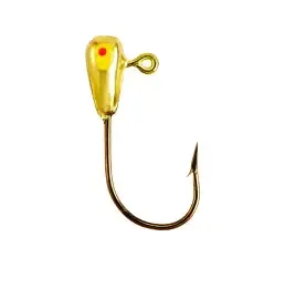 Lindy Live Bait Jig 6pk 1/4oz Metlc Gold