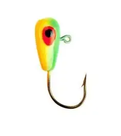 Lindy Live Bait Jig 7pk 1/8oz Glow Perch