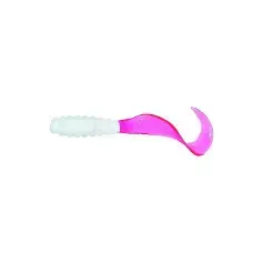 Mister Twister Tail 20pk 2" White/Pink