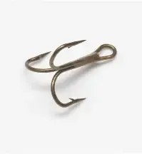 Mustad size 6 treble hook