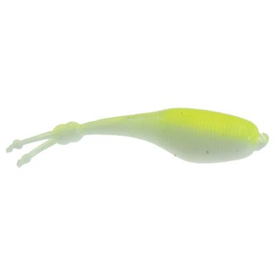 NIKU BOLT MINNOW 1" CHT/WHT GL CLAM ICE PLASTIC CHART/WHT GLO