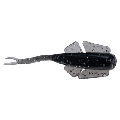 NIKU FLUTTER FRY 1.75" BLK/SLV CLAM ICE PLASTIC BLK/SILVR FLK