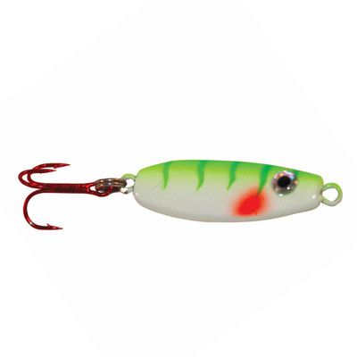 NORTHLAND FORAGE MINNOW SMALL FRY JIG UV 3/32OZ GLOW PERCH
