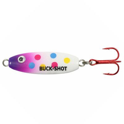 NORTHLAND BUCK-SHOT RTL SPOON 1/8OZ PURWON
