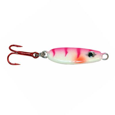 NORTHLAND FORAGE MINOW SMALL FRY JIG UV 3/32OZ PINK TIGER