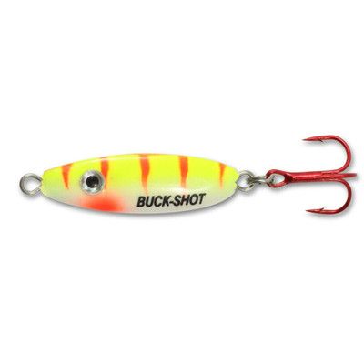 Northland Buck-Shot Spoon, 1/8oz UV Electric Perch