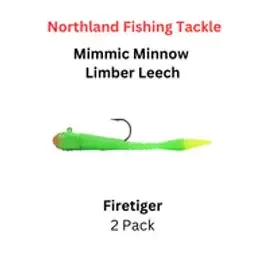 Northland Limber Leech 1/4oz Firetiger