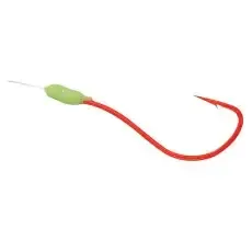 Owner Walleye Plus Snell Hook #8 Red Qty 6