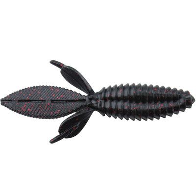 RI Smallie Beaver, 3.5'' black red 10pk