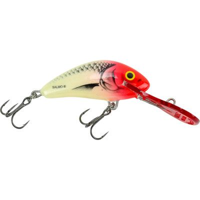 SALMO HORNET 1-5/8"RD HEAD HOO 040 RED HEADED HOOKER