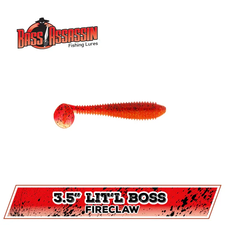bass assassin lit'l boss 3.5 fire claw