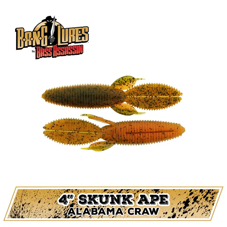 bass assassin litl skunk ape 4.25 alabama