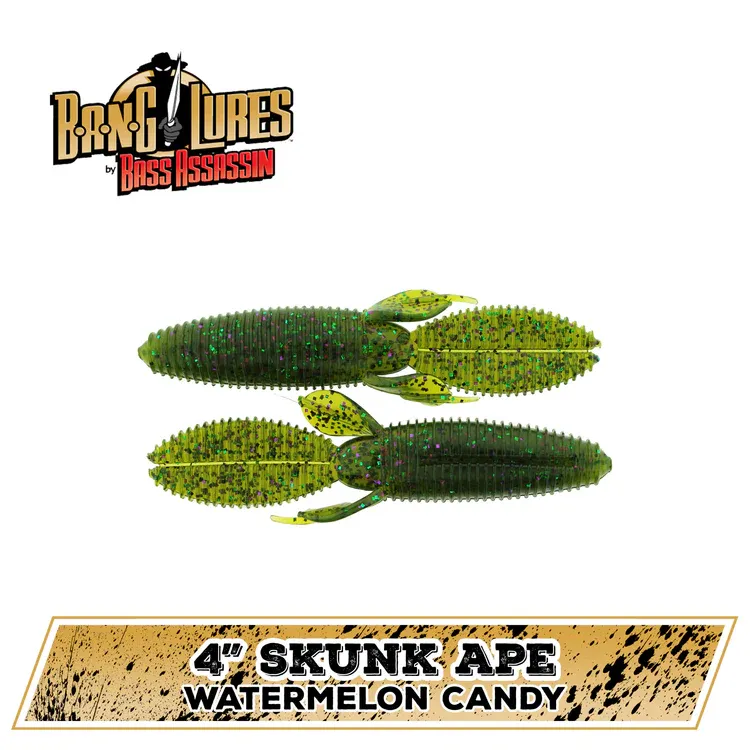 bass assassin litl skunk ape 4.25 watermelon candy
