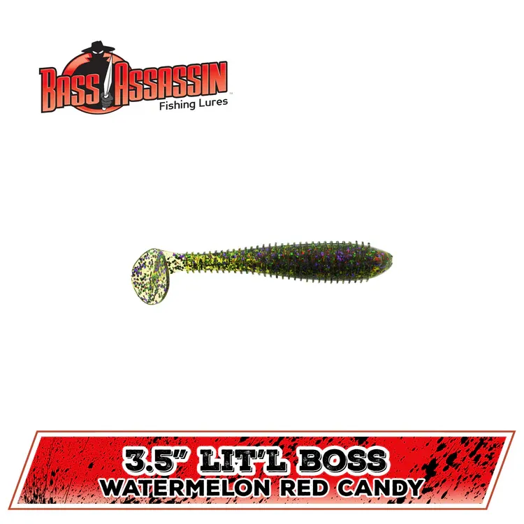 bass assassin lit'l boss 3.5 wtmln red candy
