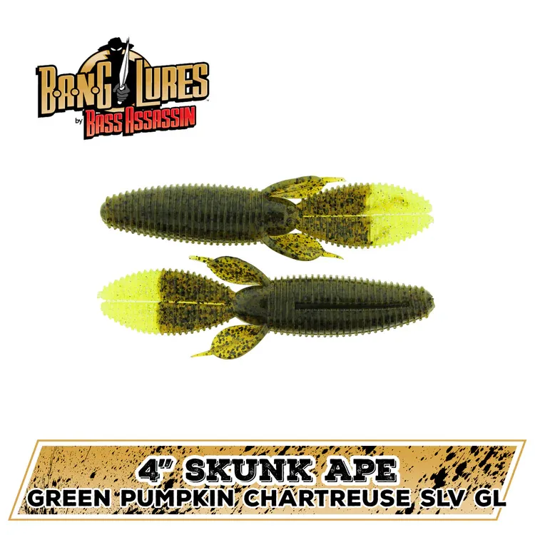 bass assassin litl skunk ape 4.25 gr pump/cht sl gl
