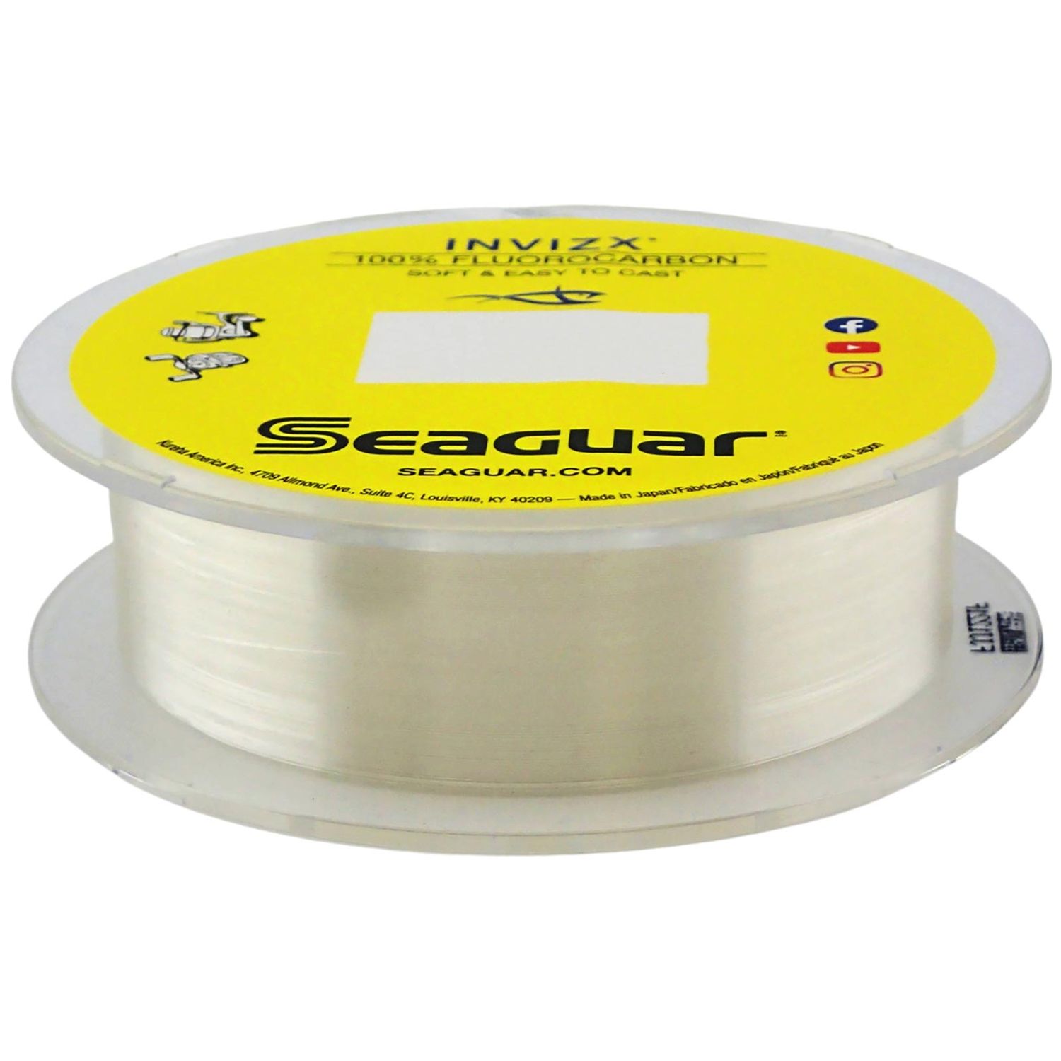Seaguar Inviz X 100% Flourocarbon 200yds 4lb