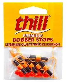 Thill Premium Bobber Stops Orange 6pk