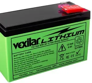 VEXILAR LITHIUM BATTERY 9AMP