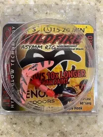 VENOM WILDFIRE ASYMM BAIT HARNESS RED SZ1 #4