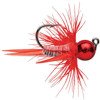 VMC Pro Series Tungsten Fly Jig 1/64 Metallic Red, 139812