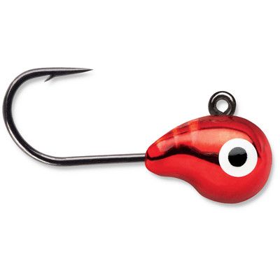 VMC Pro Series Tungsten Tubby Jig 1/32 Oz Glow Red
