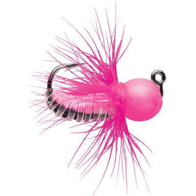 VMC Pro Series Tungsten Fly Jig 1/32 Glow Pink, 124399