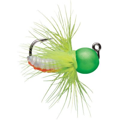 VMC Pro Series Tungsten Fly Jig 1/32 Green Orange Glow