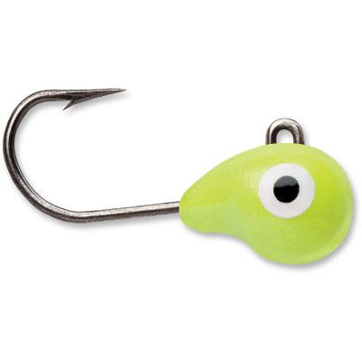 VMC Tungsten Tubby 1/16 2pk. Glow Chartreuse, 120452